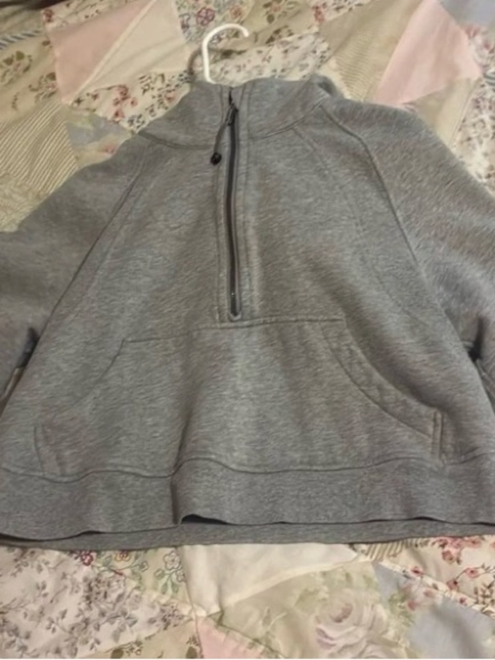 lululemon athletica Gray Half-Zip Scuba